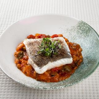 Bacalao A 55º C Con Pisto Manchego (350 G.)