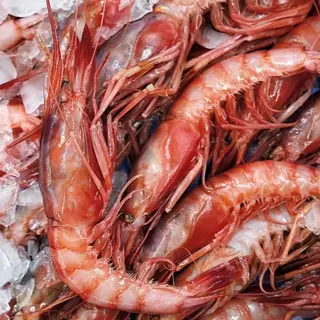 Gambas de Costa a la sal