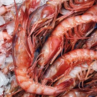 Gambas de Costa a la sal