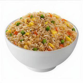 Arroz frito con pollo