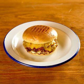 Double Chicken Cheese Bun