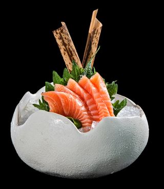 Sashimi sake 5 pezzi