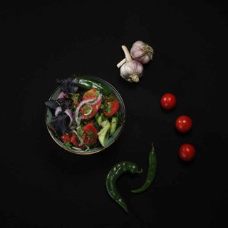 კიტრი პომიდვრის სალათი