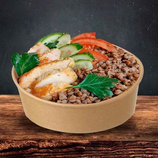 Боул з гречкою та курячим філе (270г)