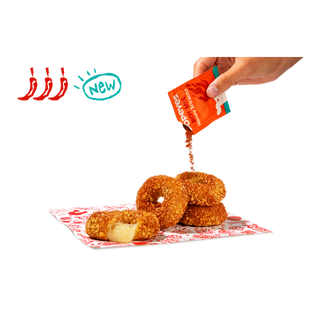 4 Spicy Gouda Rings