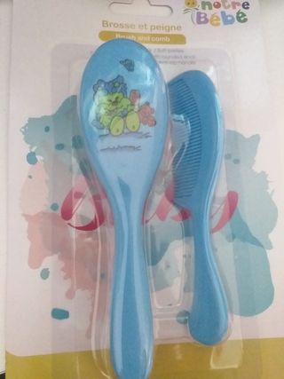 Brosse Et Peingne Notre Bebe Blue