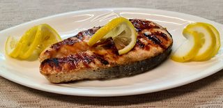 Сьомга на скара /пържена(200г)