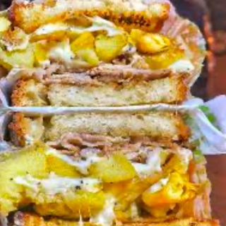 Pork ariccia provola e patate