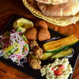 Mixed vegetarian plate