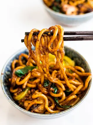 Yakiudon gambas