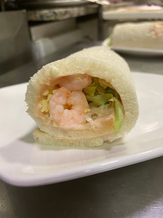 11.Enrollado de gambas