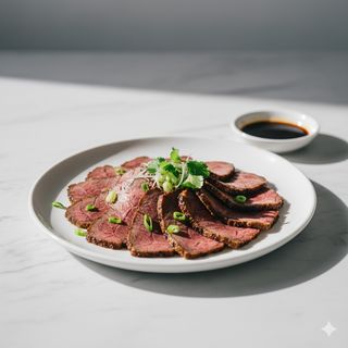 Fette di carne di manzo marinato - 牛肉