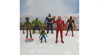 Игровой набор фигурок супергероев из 5 штук