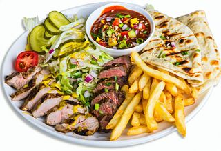 Shaorma mare la farfurie pui