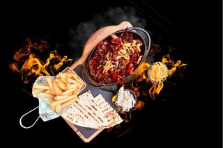 Fajitas de vita -meniu,  tigaie incinsa