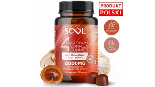 SOOL Żelki Mushroom Complex 2000mg 60szt Berry VEGAN