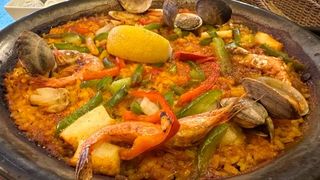 Paella de verduras