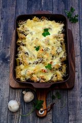 GRATIN POULET AUX CHAMPIGNON