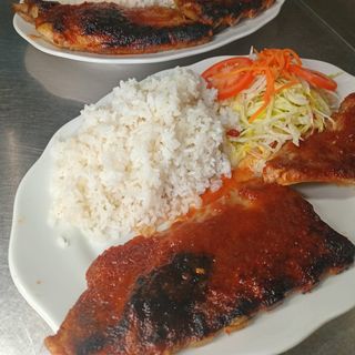 Media ración de costillas 