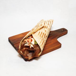 Classic kebab tortilla