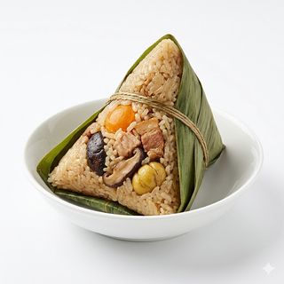 Hoja De Bambú Rellena De Arroz De La Casa