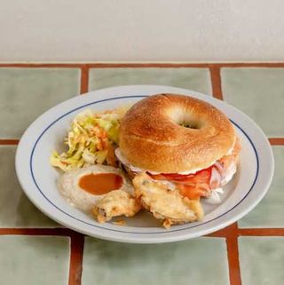 Salmão NY Bagel