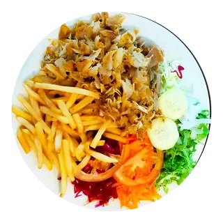Döner Kebab em Prato