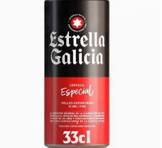 Cerveza Lata Estrella Galicia