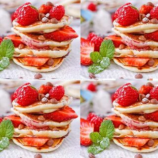 Z Truskawkami, Serkiem Waniliowym i Bitą Śmietaną