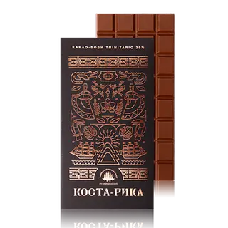 Шоколадні тафлі молочні Коста-Рика 80г