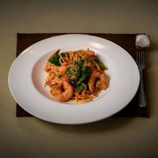 Spicy Linguine Gamberi