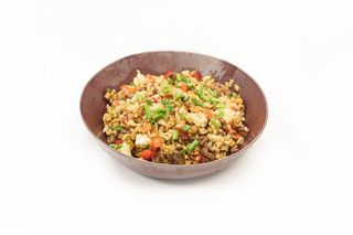 Рис с говядиной в японском стиле