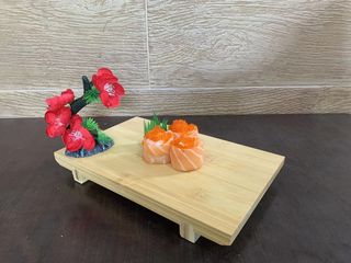 A46 Gunkan de salmão com ovo peixe (3 peças)