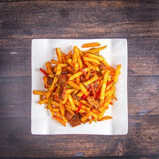 Фри с мясом (350г)