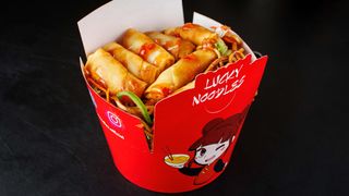 Noodles de grau cu legume si pachetele mare