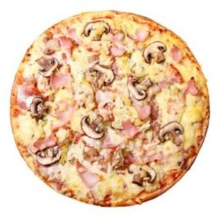 Pizza De Jamón Y Champiñones (Mediana)