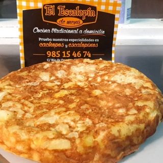 Tortilla de patata con Cabrales