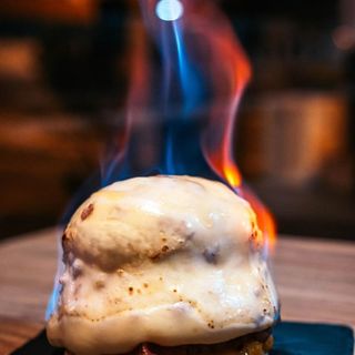 THE CORNER ON FIRE BURGER