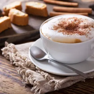 cappuccino avec mousse de lait