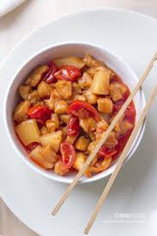 Maiale in salsa agrodolce