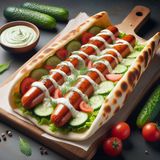 Хот-дог "Фреш подвійний у лаваші" 2, 390 г