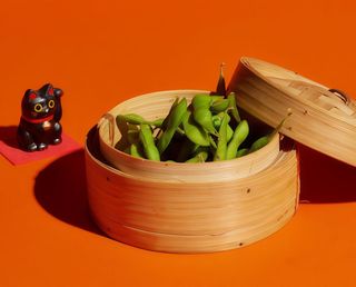 Edamame al vapor
