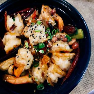香辣虾Gambas salteadas con chili 
