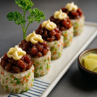 Uramaki atún picante