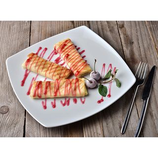 Блинчики со сливочным кремом