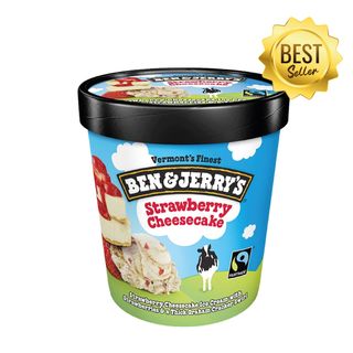Strawberry Cheesecake BEN&JERRY Helado sab.tarta queso.troc-galleta 465ml