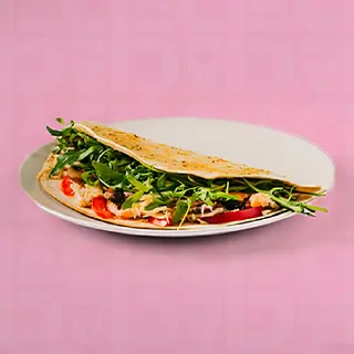 Menu Piadina Frango & Cogumelos