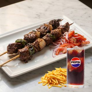 Goat Skewer Meal Double
