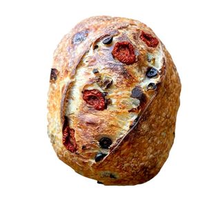 Hogaza de tomate seco y aceitunas normal