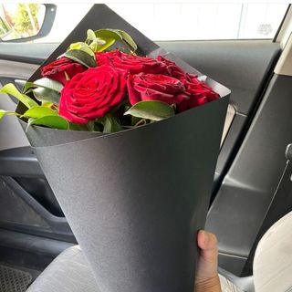 18 Fleurs Rouge et blanc 